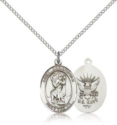  ST. CHRISTOPHER / NAVY Pendant 