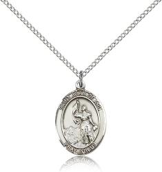  St. Joan of Arc Medal - Sterling Silver - 3 Sizes 