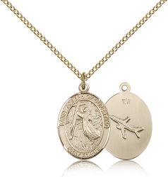  St. Joseph of Cupertino Medal  - 14K Gold Filled - 3 Sizes 