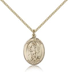  St. Lazarus Medal - 14K Gold Filled - 3 Sizes 