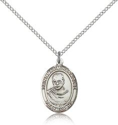  St. Maximilian Kolbe Medal - Sterling Silver - 3 Sizes 