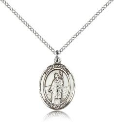  St. Patrick Medal - Sterling Silver - 3 Sizes 