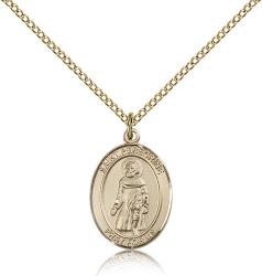  St. Peregrine Laziosi Medal - 14K Gold Filled - 3 Sizes 