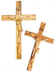  Crucifix OLIVE WOOD Hand Carved 18 inch 