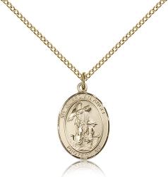  Guardian Angel Medal - 14K Gold Filled - 3 Sizes 