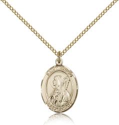  St. Brigid of Ireland Medal - 14K Gold Filled - 3 Sizes 