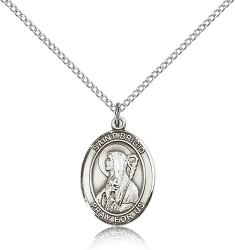  St. Brigid of Ireland Medal - Sterling Silver - 3 Sizes 