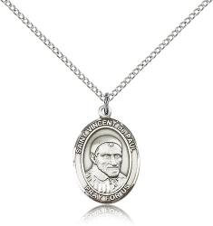  St. Vincent de Paul Medal - Sterling Silver - 3 Sizes 