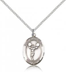  Sport Medal St. Christopher Cheerleading Sterling Silver 