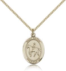  St. Kateri / Equestrian Medal - 14K Gold Filled - 3 Sizes 