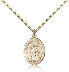  St. Thomas A Becket Medal,  14K Gold Filled - 3 Sizes 