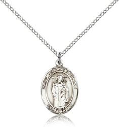 St. Thomas A Becket Medal,  Sterling Silver - 3 Sizes 