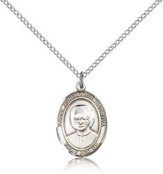  St. Josemaria Escriva Medal - Sterling Silver - 3 Sizes 