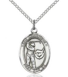  Sports Medal St. Christopher Golf Pendant 