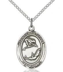  Sports Medal St. Christopher Gymnastics Pendant 