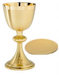 Chalice 16 oz and Scale Paten, Brushed Finish 
