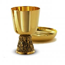  Chalice 16 oz and Bowl Paten, Twelve Apostles 