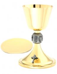  Chalice 12 oz and Scale Paten, Two-toned 