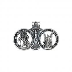  Visor Clip St. Christopher Pewter 