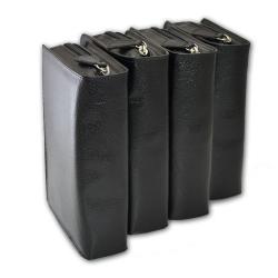  Liturgy of the Hours Book Covers Black Leather Set of 4 