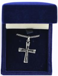  Pendant Crucifix with Engraved Christ 