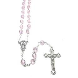  Rosary Pink Crystal 