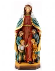  Mary with Family Statue 8 inch 