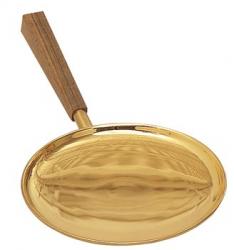  Communion Paten, Gold Plated 