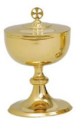  Ciborium, Gold Plated, Multiples Sizes 500 - 1000 Host Capacity 