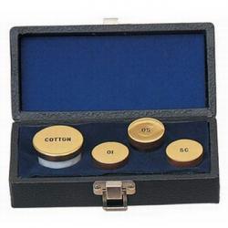  Sacristy, Oil and Cotton Set, Stainless Steel or Gold Plated 