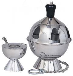  Censer and Boat, Stainless Steel 