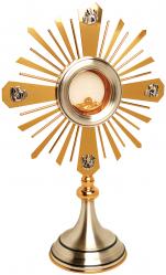  Monstrance, Gold and Silver Plated 