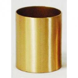  Candle Socket, Satin Finish, 7/8\" Inside Diameter, Height 1-1/4\" 