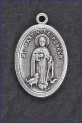  Medal Oxidized St. Martin de Porres 12/PKG (QTY Discount .90 ea) LIMITED SUPPLIES 
