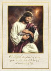  Deceased Mass Card Jesus Our Shepherd 50/box 