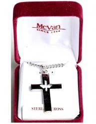  Pendant Holy Spirit Cross Sterling 
