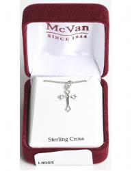  Pendant Cross Sterling Silver 