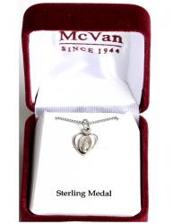  PENDANT MARY MIRACULOUS MEDAL STERLING 