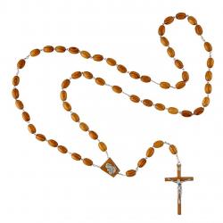  Rosary Wall / Family Wood Tone 60 inch 