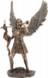  St. Gabriel Archangel Statue Bronze 13 inch 