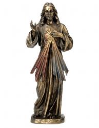  Jesus Divine Mercy Statue Bronze 8.5 inch 