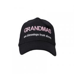  Cap Grandmas Are Blessings from Above Black 