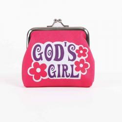  Coin Purse God\'s Girl Pink 
