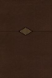  Niv, Thompson Chain-Reference Bible, Leathersoft, Brown, Red Letter, Thumb Indexed, Comfort Print 