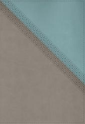  NIV Application Bible, Leathersoft, Teal/Grey, Red Letter, Thumb Indexed, Comfort Print: Bringing the Ancient Message of the Bible Into Your World 