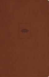  Niv, Heritage Bible, Page Edge Art Edition, Leathersoft, Brown, Red Letter, Comfort Print 