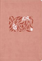  NIV Study Bible, Fully Revised Edition (Study Deeply. Believe Wholeheartedly.), Large Print, Leathersoft, Pink, Red Letter, Thumb Indexed, Comfort Pri 