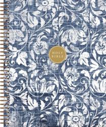  Niv, Journal the Word Bible, Double-Column, Spiral-Bound Edition, Hardcover Spiral, Blue, Red Letter, Comfort Print: This Lay-Flat Edition Invites You 