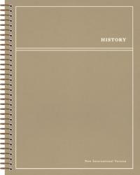  Niv, Journal the Word Bible, Single-Column, Spiral-Bound Edition, History, Cloth Hardcover Spiral, Tan, Comfort Print: With Extra-Large Margins and Ge 