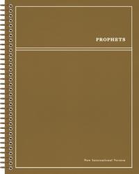  Niv, Journal the Word Bible, Single-Column, Spiral-Bound Edition, Prophets, Cloth Hardcover Spiral, Brown, Comfort Print: With Extra-Large Margins and 